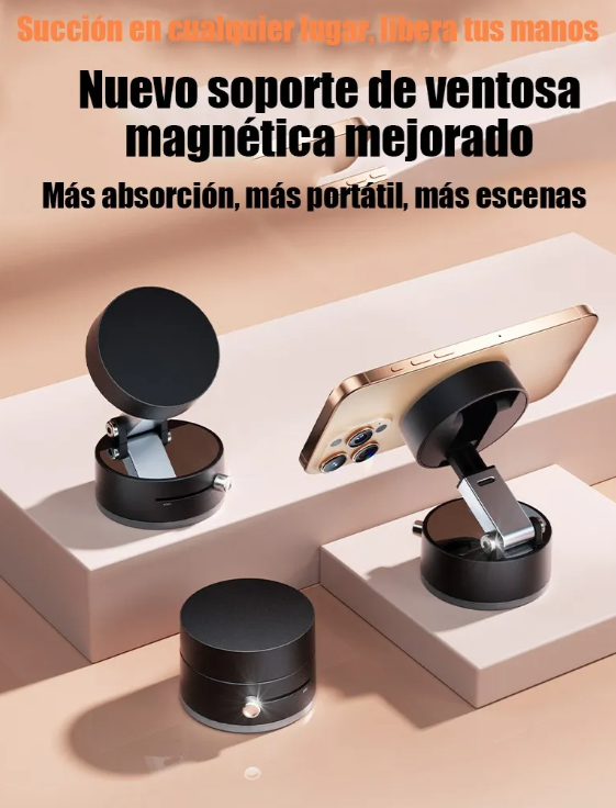 Soporte Magnetico Celular Con Ventosa